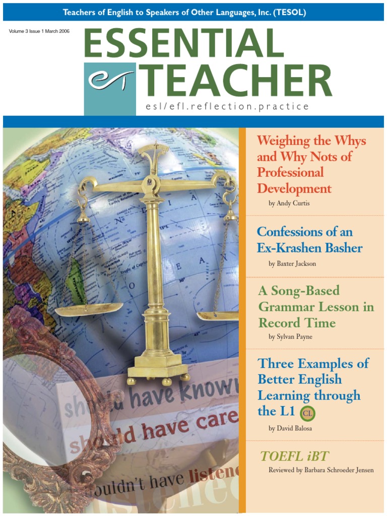 Essential Teacher TESOL | PDF | English As A Second Or Foreign Language ...
