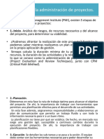 1.3. Fases de La Administración de Proyectos.: - 1.-Inicio. Análisis de Riesgos, de Recursos Necesarios y Del Alcance