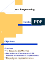 Linear Programming: Simplex Method - II
