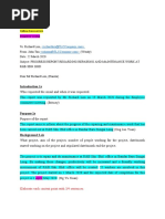 Structure of Progress Report Exercise