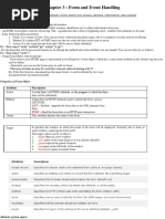 Chapter 3 Form and Event Handling