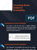 Counting Rules Useful in Probability