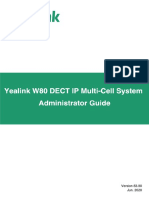 Yealink W80 DECT IP Multi-Cell System Administrator Guide V83.90
