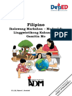 Fil9 q2 m8 Linggwistikong-Kahusayan-Gamitin-Mo v2