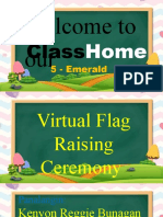 Virtual flag raising and math lessons on multiplying fractions