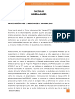 La Informalidad Laboral en El Peru