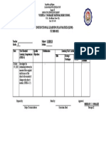 Instructional Learning Plan SCIENCE MODIFICATION