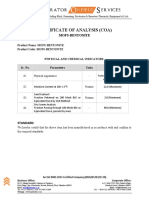Certificate of Analysis (Coa) : Mofs-Bentonite