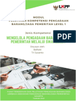 Modul 6. JK Mengelola PBJP Secara Swakelola Level 1