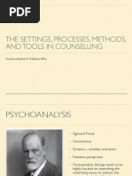 The Settings, Processes, Methods and Tools in COunseling