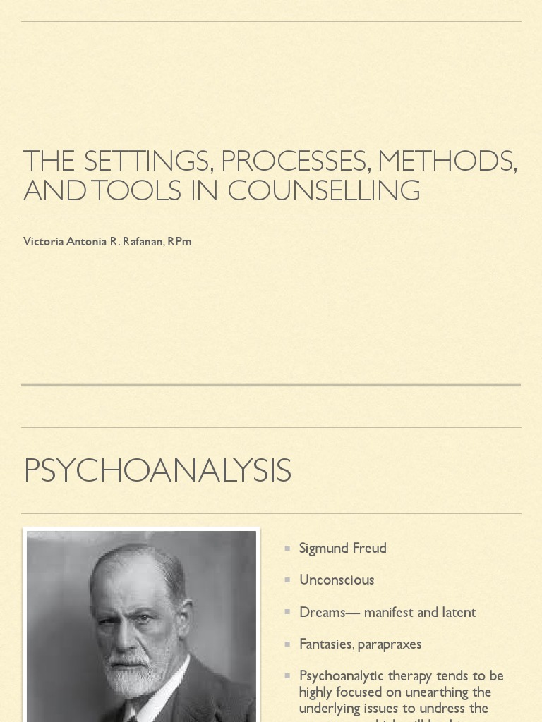 Counseling Methods and Approaches Explained | PDF | Psychotherapy ...
