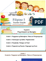 Grade 5 - Yunit 5 ppt