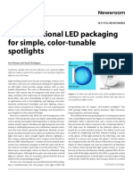 Multifunctional LED Packaging For Simple, Color-Tunable Spotlights