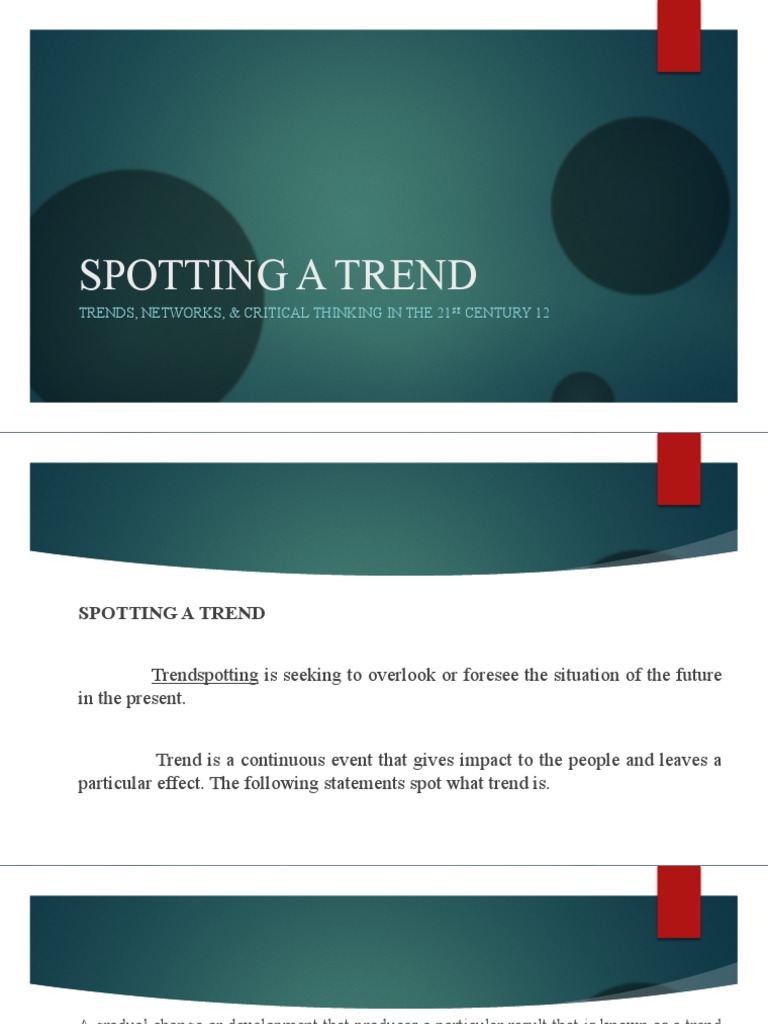 Understanding Trendspotting Essentials | PDF