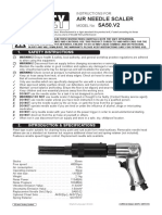 Air Needle Scaler SA50.V2: 1. Safety Instructions