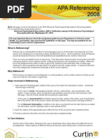 Download APA Referencing - Curtin University1 by Celeste Wong Shin Yin SN55877455 doc pdf