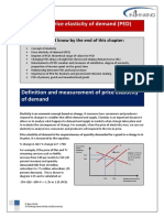 Unit 2.5 (1) : Price Elasticity of Demand (PED) : What You Should Know by The End of This Chapter