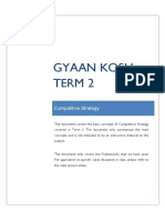 Gyaan Kosh Term 2: Competitive Strategy