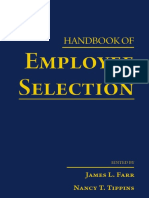 Handbook of Employee Selection 