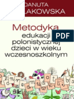 Czelakowska - Metodyka Edukacji Polonistycznej