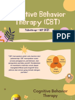 Cognitive Behavior Therapy (CBT) : Psikoterapi - UBP 2021