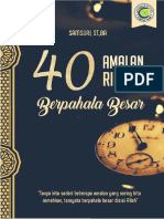 40 Amalan Ringan Berpahala Besar