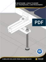 Manual de Montagem - Linha Thunder Telhado Metálico Trapezoidal Com Prisioneiro