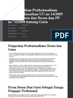 Meningkatkan Profesionalisme Guru Berdasarkan UU No 14