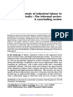 Study Post-Colonial Concluding: The of Industrial Labour India&mdash The Informal Review