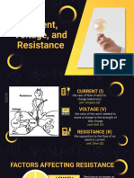 Current, Voltage, and Resistance