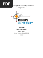 Big Data Analytics in Accounting and Finance Assignment 2