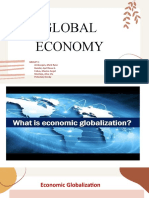 Global Economy: Group 1: Ambongan, Mark Ryan Bandal, April Rose G. Cabus, Maxine Angel Montejo, Alice Via Potestad, Dondy