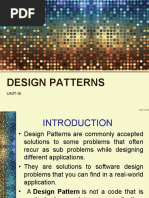 Unit III Design Patterns