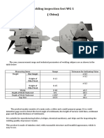 Welding Inspection Feet: WG 1 (China)