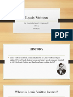 Louis Vuitton: By: Jose Andre Ieuan R. Capulong IV G07 E 03/10/2021