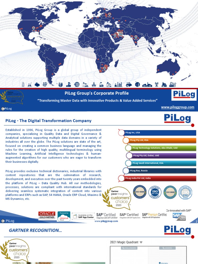 PiLog Group: Master Data Solutions | PDF | Cloud Computing | Enterprise ...