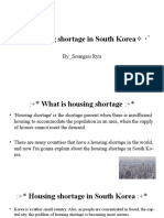 한국 주택부족 Housing Shortage