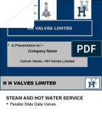 HH Valves Presentation on Steam and Hot Water Valves