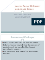 India's Financial Sector Reforms: Outcomes and Issues