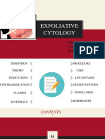 Exfoliative Cytology: NAME-Saniya Kulkarni Class-3 Year Roll No-22