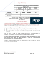 Sec 19 (3) Employer Appointment