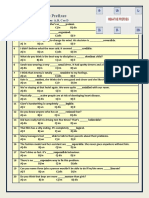 Test Negative Prefixes Grammar Drills Oneonone Activities Tests - 105517