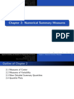 Chap 2 Numerical Summary Measure v8