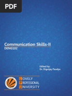 Deng102 Communication Skills II