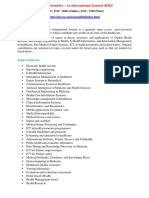 Health Informatics - An International Journal (HIIJ)