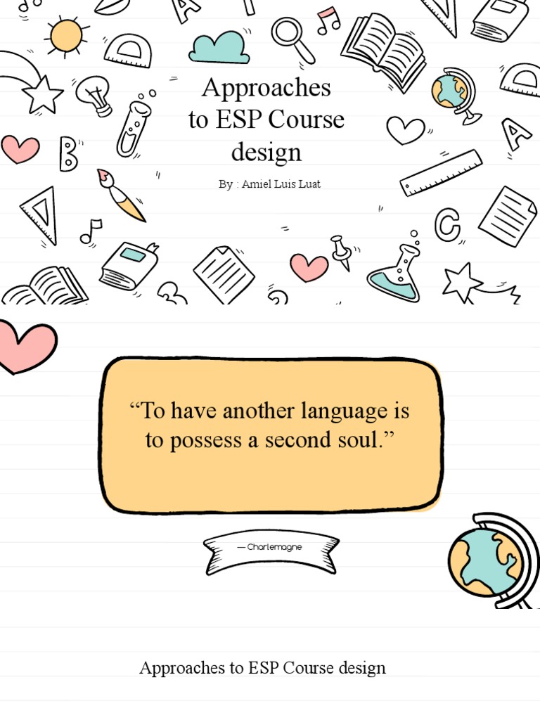 Approaches To Course Design In Esp – HASNPX