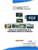 Manual Organización UCV2016