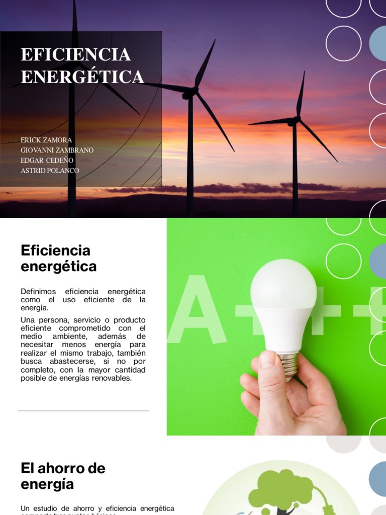 Eficiencia Energética y Ahorro Energético | PDF | Uso eficiente de ...