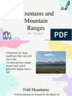 Types of Mountains and Mountain Ranges