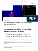 Termografia em rotinas de vibrações – Exemplo prático - DMC